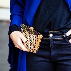 Reece Hudson Rose Gold Cage Clutch
